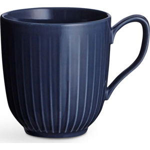Tmavě modrý porcelánový hrnek Kähler Design Hammershoi, 330 ml