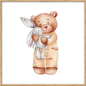 Dětský obrázek 20x20 cm Teddy Bear – knor