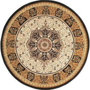 Hnědý koberec Think Rugs Heritage, ⌀ 150 cm