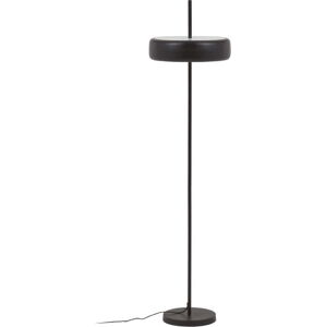 Černá stojací lampa s kovovým stínidlem (výška 183 cm) Francisca – Kave Home
