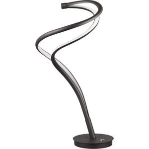 Černá LED stolní lampa s kovovým stínidlem (výška 56 cm) Nala – Trio Select