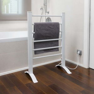 Bílý elektrický žebřík na ručníky InnovaGoods Towel Rail