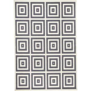 Šedobílý koberec Zala Living Mono, 200 x 290 cm