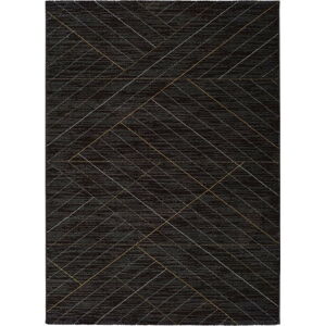 Černý koberec Universal Dark, 140 x 200 cm