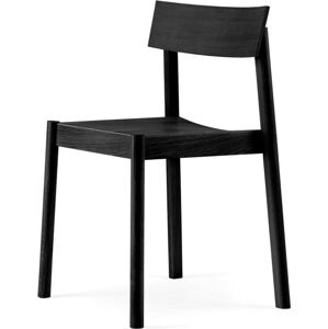 Černá jídelní židle z dubového dřeva EMKO Citizen Rectangle