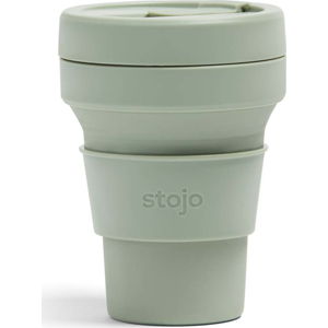Zelený skládací cestovní hrnek Stojo Pocket Cup Sage, 355 ml