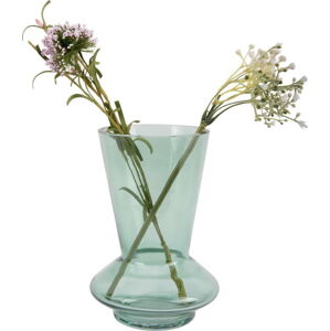 Zelená skleněná váza PT LIVING Glow, výška 17,5 cm