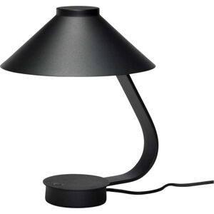 Černá LED stmívatelná stolní lampa (výška 31 cm) Muri – Hübsch