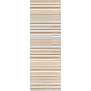 Hnědo-bílý koberec vhodný do exteriéru Narma Hullo, 70 x 100 cm