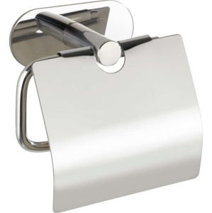 Nerezový držák na toaletní papír bez nutnosti vrtání Wenko Turbo-Loc® Orea Shine Cover