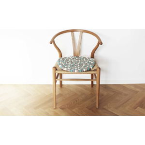 Světle modrý kuličkový vlněný podsedák Wooldot Ball Chair Pad, ⌀ 39 cm