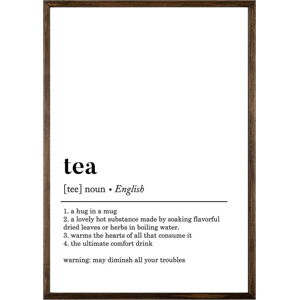 Plakát 50x70 cm Tea – Wallity
