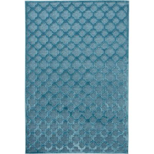 Modrý koberec z viskózy Mint Rugs Bryon, 80 x 125 cm