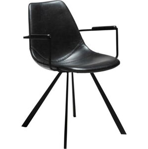 Černá jídelní židle s područkami DAN-FORM Denmark Pitch