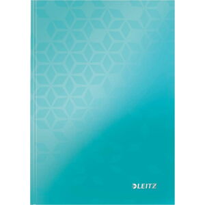 Tyrkysově modrý zápisník Leitz A5, 80 stran