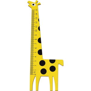 Dřevěné pravítko ve tvaru žirafy Rex London Yellow Giraffe