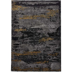 Černý/ve zlaté barvě koberec 170x120 cm Craft - Think Rugs