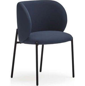 Tmavě modré jídelní židle v sadě 2 ks Mogi - Teulat