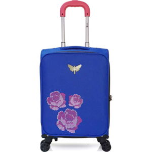 Modré kabinové zavazadlo na 4 kolečkách LPB Joanna, 40 l