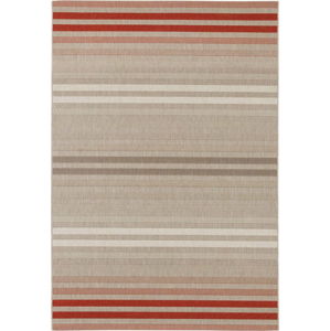 Červeno-krémový venkovní koberec NORTHRUGS Paros, 120 x 170 cm