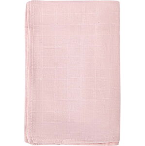 Růžová bavlněná dětská deka 120x120 cm Bebemarin – Mijolnir