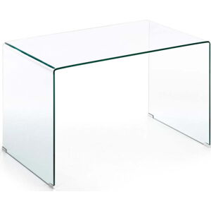 Skleněný pracovní stůl 70x125 cm Burano – Kave Home
