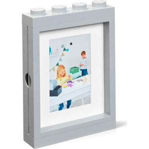 Šedý rámeček na fotku LEGO®, 19,3 x 26,8 cm