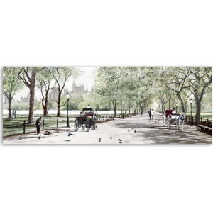 Obraz Styler Canvas Watercolor Central Park II, 60 x 150 cm