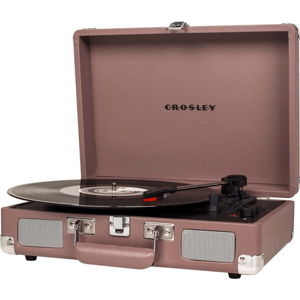 Růžový gramofón Crosley Cruiser Plus