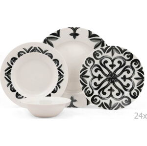 24dílná sada porcelánového nádobí Kutahya Bangio