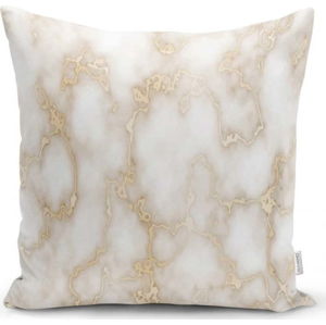 Povlak na polštář Minimalist Cushion Covers Golden Lines Marble, 45 x 45 cm