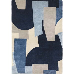 Modrý ručně tkaný koberec z recyklovaných vláken 200x290 cm Romy – Asiatic Carpets