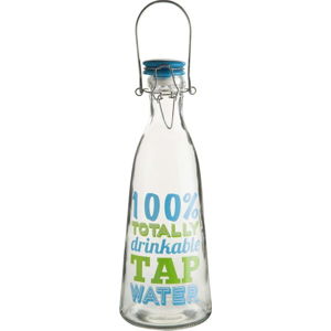 Skleněná lahev na vodu s keramickým víkem Premier Housewares, 1 l