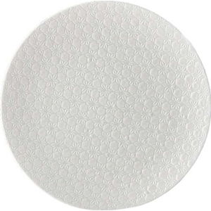 Bílý keramický talíř MIJ Star, ø 29 cm