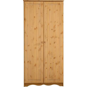 Šatní skříň z borovicového dřeva 85x181 cm Amanda - Støraa