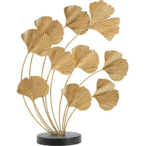 Kovová soška ve zlatém dekoru Mauro Ferretti Wind Leaf