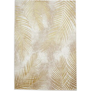 Béžový/ve zlaté barvě koberec 170x120 cm Creation - Think Rugs