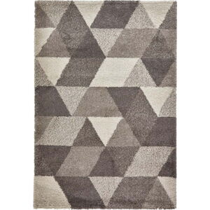 Šedý koberec Think Rugs Royal Nomadic Grey, 120 x 170 cm