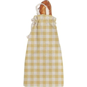 Látková taška na pečivo Linen Couture Linen Bread Bag Yellow Vichy