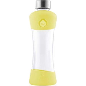 Žlutá láhev z borosilikátového skla Equa Active Lemon, 550 ml