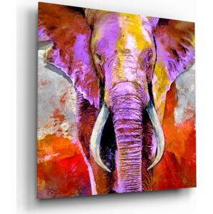 Skleněný obraz Insigne Revenge of the Elephant, 40 x 40 cm