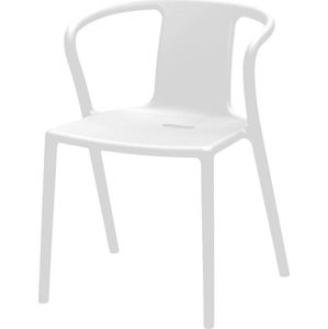 Bílá jídelní židle s područkami Magis Air
