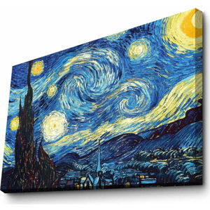 Nástěnná reprodukce na plátně Vincent Van Gogh, 100 x 70 cm