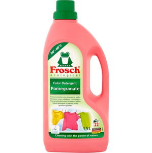 Prací gel na barevné prádlo Frosch s vůní granátového jablka, 1,5 l (22 praní)
