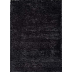 Antracitově černý koberec Universal Shanghai Liso, 200 x 290 cm