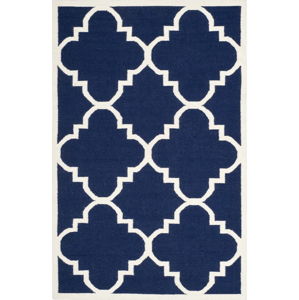Modrý vlněný koberec Safavieh Alameda, 152 x 243 cm