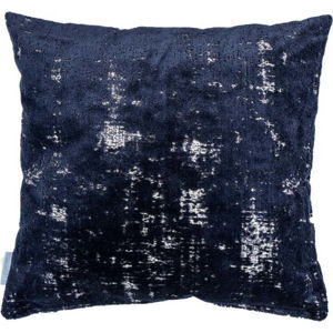 Tmavě modrý polštář s výplní Zuiver Sarona Vintage, 45 x 45 cm