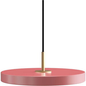 Růžové LED závěsné svítidlo s kovovým stínidlem ø 31 cm Asteria Mini – UMAGE