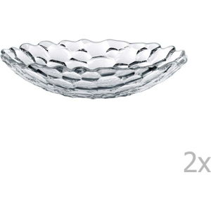 Sada 2 polévkových talířů z křišťálového skla Nachtmann Sphere, ⌀ 25 cm