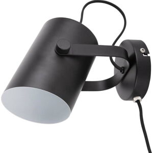 Černá nástěnná lampa Leitmotiv Snazzy